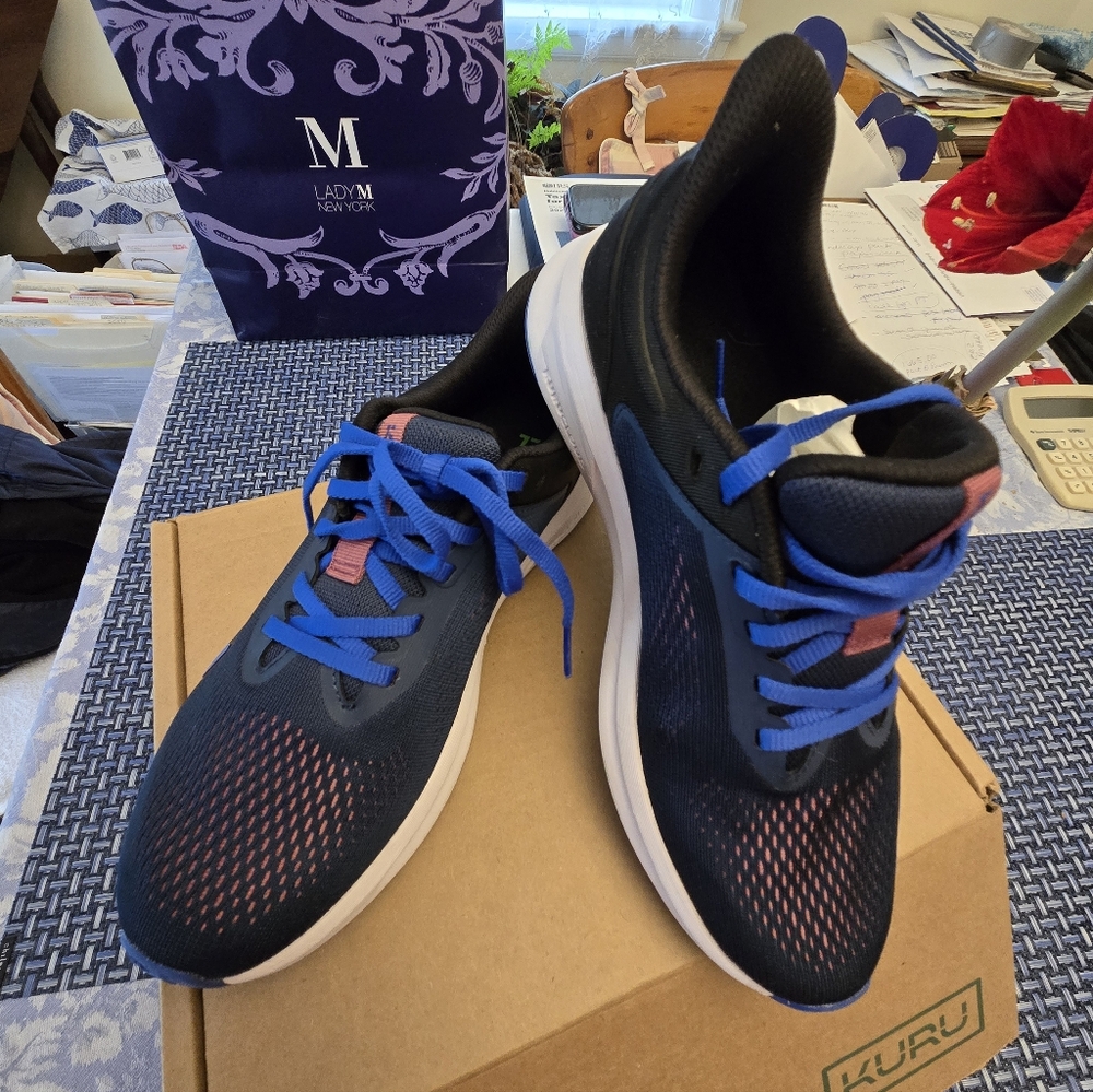 Kuru ATOM FUSION Wm. Sz8.5 M NIB Midnight Blue-jet Black